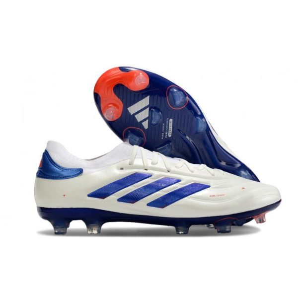 Botas de Fútbol adidas Copa Pure II + Elite FG Piel Ftwr Blanco Azul