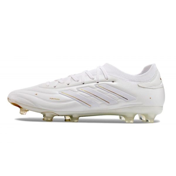adidas Copa Pure II + Elite FG Piel Ftwr Blanco Dorado Met
