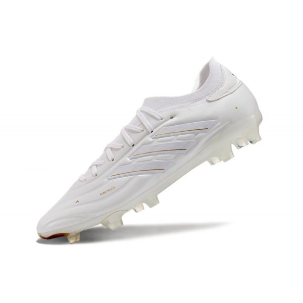 adidas Copa Pure II + Elite FG Piel Ftwr Blanco Dorado Met