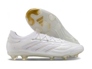 Botas de Fútbol adidas Copa Pure II + Elite FG Marfil Negro Rojo