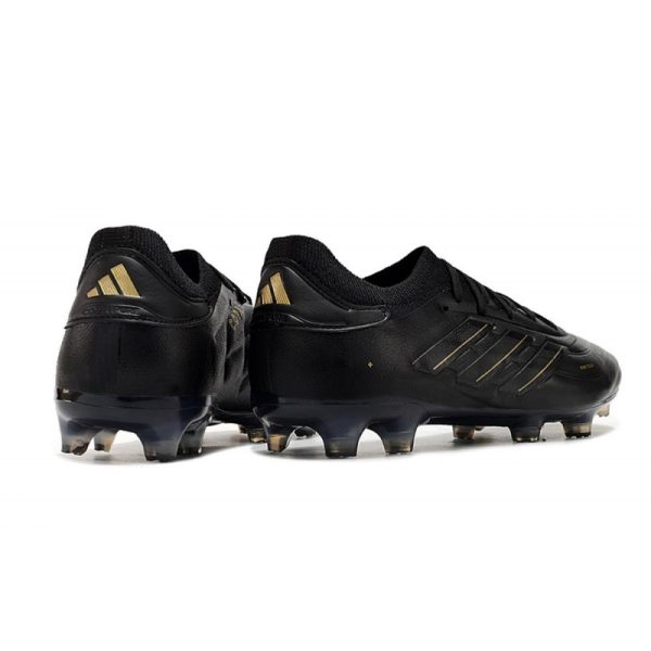 adidas Copa Pure II + Elite FG Piel Negro Carbón Dorado Met