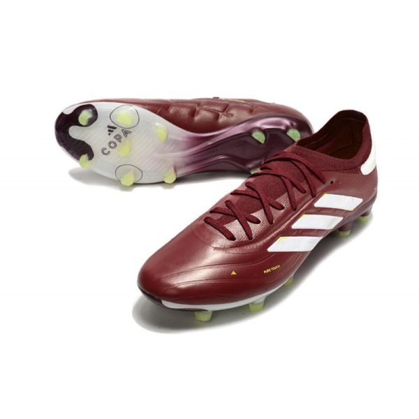 adidas Copa Pure II + Elite FG Sombra Rojo Blanco Team Amarillo Solar