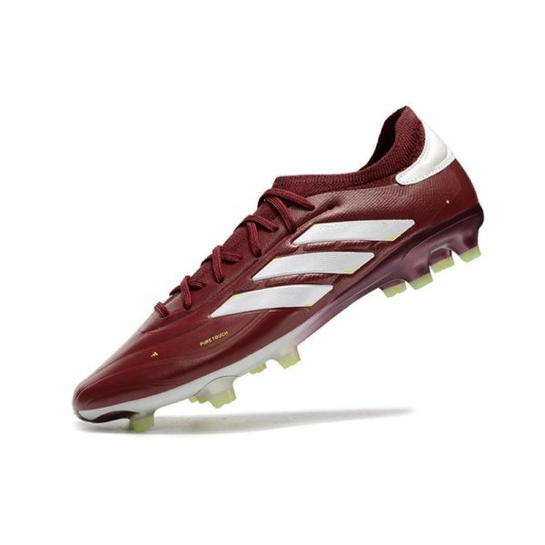 adidas Copa Pure II + Elite FG Sombra Rojo Blanco Team Amarillo Solar