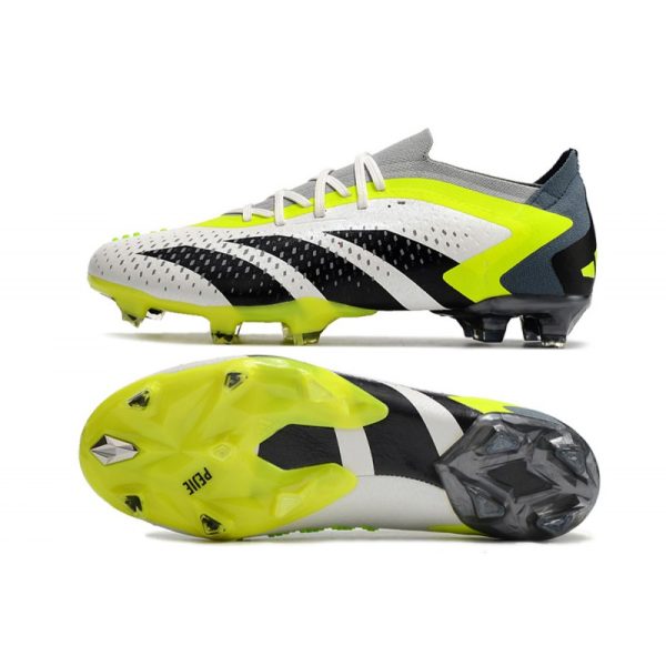adidas Predator Accuracy.1 L FG Blanco Negro Limón Lúcido