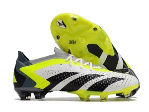Botas adidas Predator Accuracy.1 L FG Blanco Negro Limón Lúcido