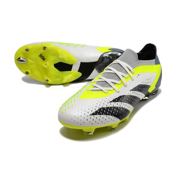 adidas Predator Accuracy.1 L FG Blanco Negro Limón Lúcido