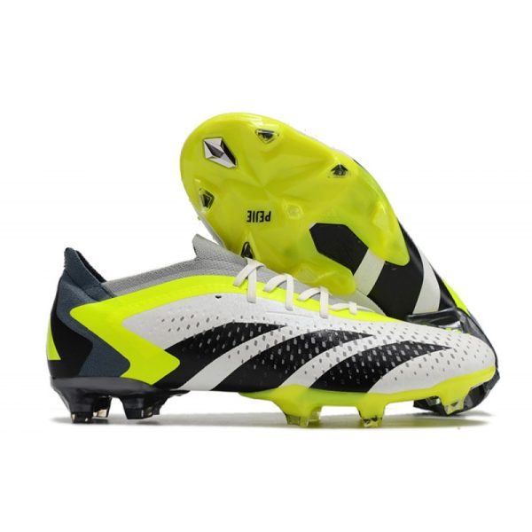 Botas adidas Predator Accuracy.1 L FG Blanco Negro Limón Lúcido