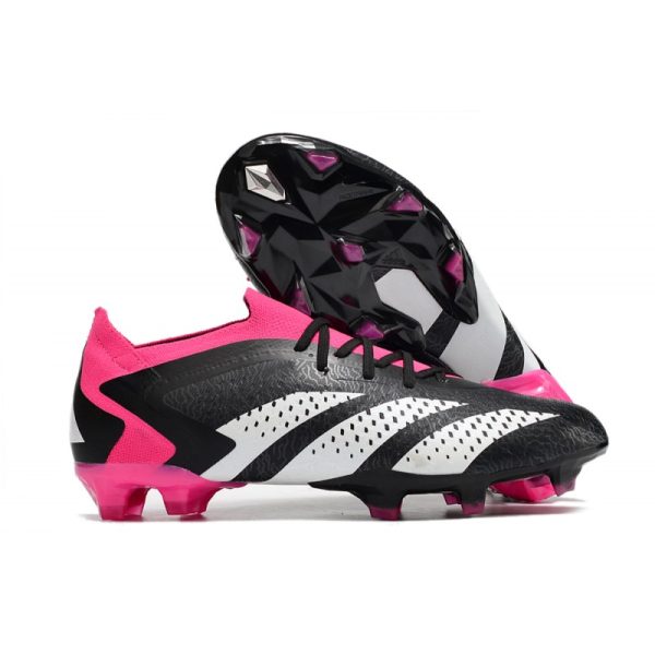 Botas adidas Predator Accuracy.1 L FG Negro Blanco Equipo Rosa
