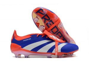 Botas de Fútbol adidas Predator Elite FT FG Azul Lúcido Ftwr Blanco Rojo Solar