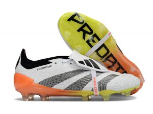 Zapatillas Para Futbol adidas Predator Elite FT FG Blanco Negro Naranja