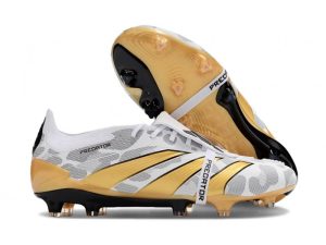 Botas de Fútbol adidas Predator Elite FT FG Blanco Negro Oro