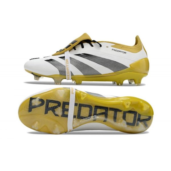 adidas Predator Elite FT FG Blanco Oro Plata