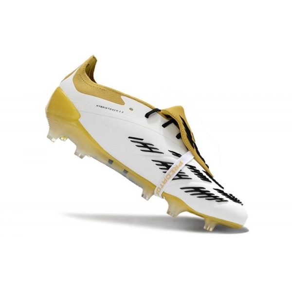 adidas Predator Elite FT FG Blanco Oro Plata