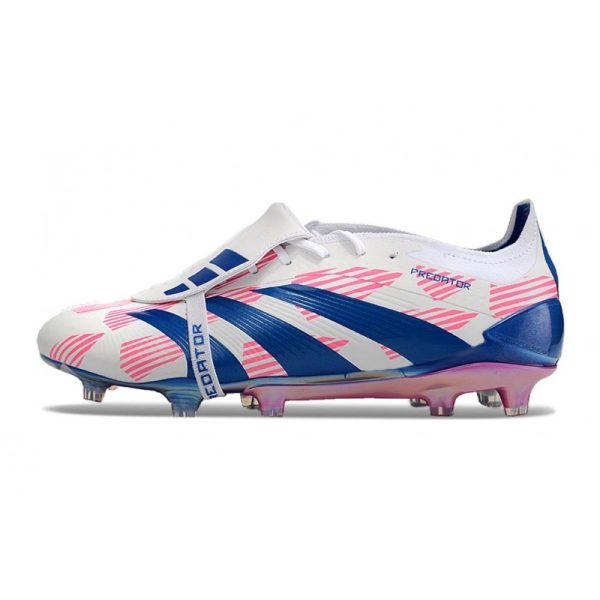 adidas Predator Elite FT FG Ftwr Blanco Solar Azul Solar Rosa