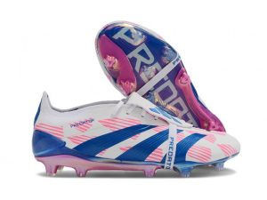 Zapatillas Para Futbol adidas Predator Elite FT FG Ftwr Blanco Solar Azul Solar Rosa