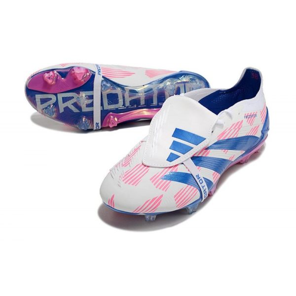 adidas Predator Elite FT FG Ftwr Blanco Solar Azul Solar Rosa