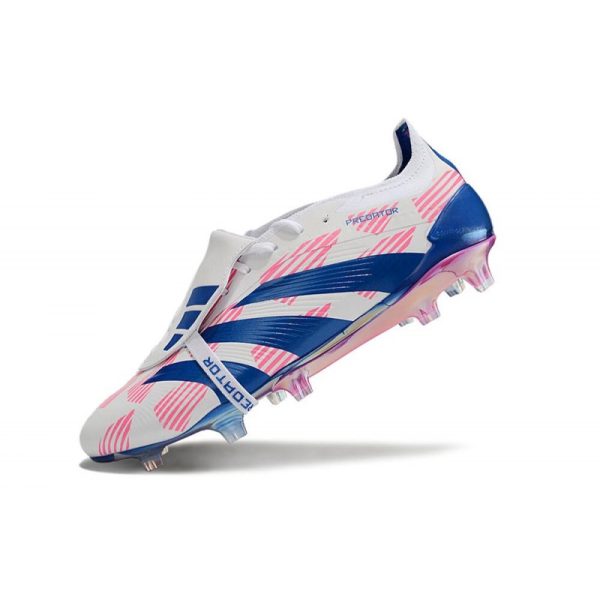 adidas Predator Elite FT FG Ftwr Blanco Solar Azul Solar Rosa