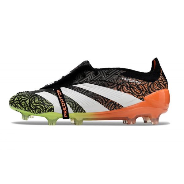 adidas Predator Elite FT FG Negro Blanco Naranja Verde