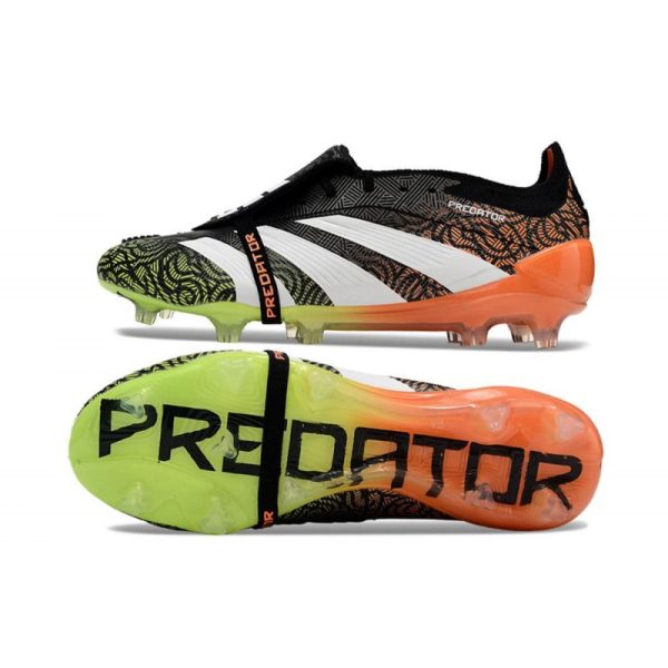 adidas Predator Elite FT FG Negro Blanco Naranja Verde