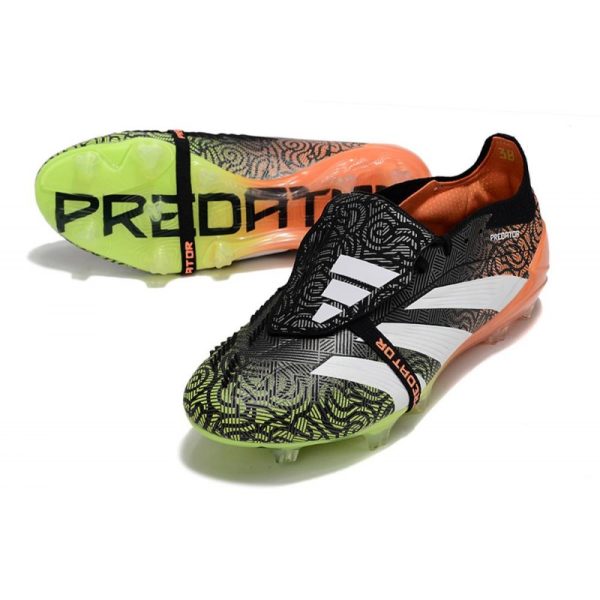 adidas Predator Elite FT FG Negro Blanco Naranja Verde