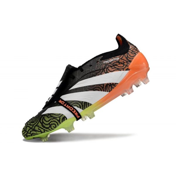 adidas Predator Elite FT FG Negro Blanco Naranja Verde