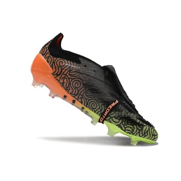 adidas Predator Elite FT FG Negro Blanco Naranja Verde