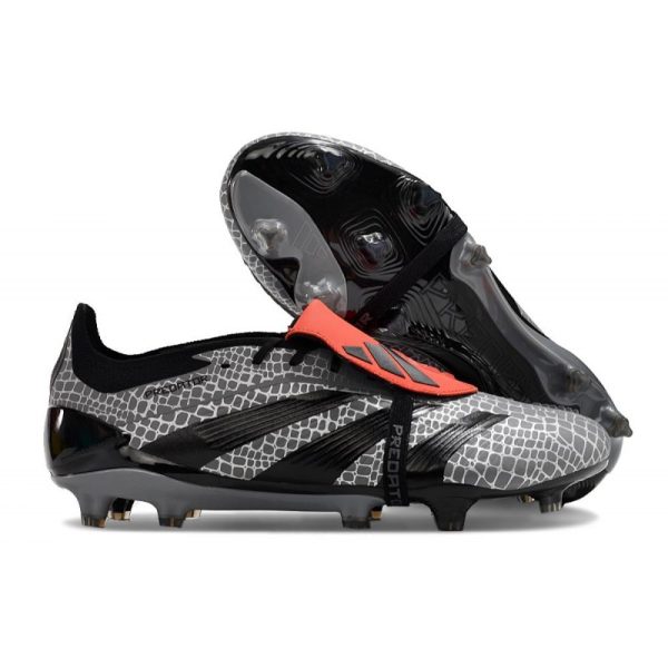 Botas de Fútbol adidas Predator Elite FT FG Negro Gris Rojo