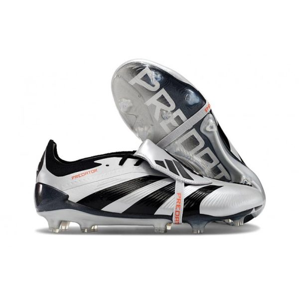 Botas de Fútbol adidas Predator Elite FT FG Plata Negro