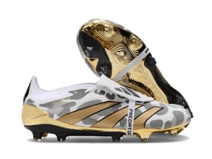 Botas de Fútbol adidas Predator Elite Foldover Tongue FG Blanco Oro