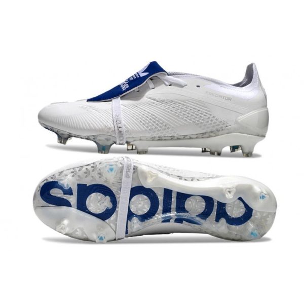 adidas Predator Elite Foldover Tongue FG Blanco Plateado Met Bright Royal