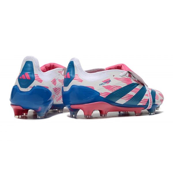 adidas Predator Elite Foldover Tongue FG Ftwr Blanco Solar Azul Solar Rosa
