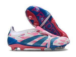 Botas de Fútbol adidas Predator Elite Foldover Tongue FG Ftwr Blanco Solar Azul