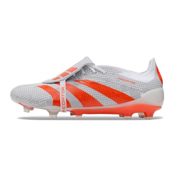 adidas Predator Elite Foldover Tongue FG Gris Rojo