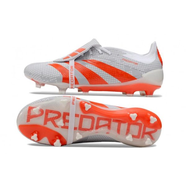 adidas Predator Elite Foldover Tongue FG Gris Rojo