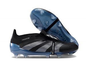 Botas de Fútbol adidas Predator Elite Foldover Tongue FG Negro Azul
