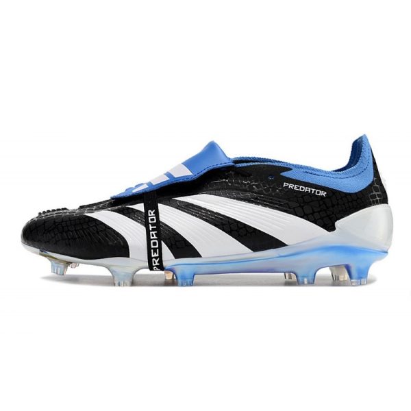 adidas Predator Elite Foldover Tongue FG Negro Blanco Azul
