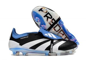 Zapatillas Para Futbol adidas Predator Elite Foldover Tongue FG Negro Blanco Azul