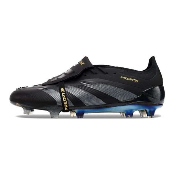 adidas Predator Elite Foldover Tongue FG Negro Carbón Dorado Met