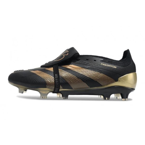 adidas Predator Elite Foldover Tongue FG Negro Carbón Dorado Met
