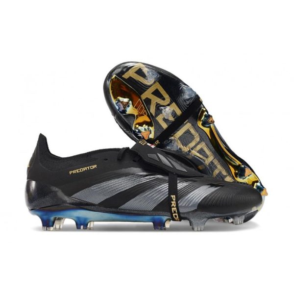Botas de Fútbol adidas Predator Elite Foldover Tongue FG Negro