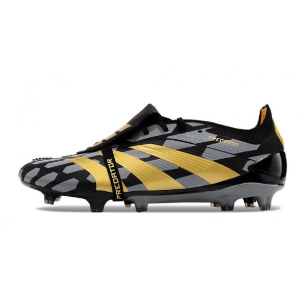 adidas Predator Elite Foldover Tongue FG Negro Dorado