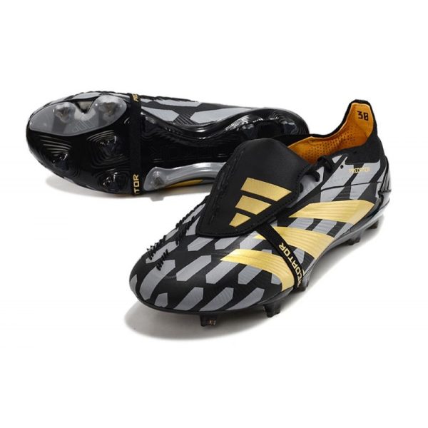 adidas Predator Elite Foldover Tongue FG Negro Dorado