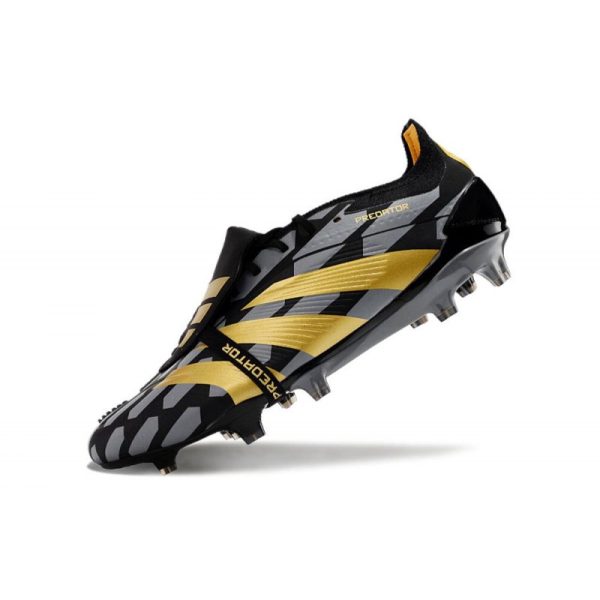 adidas Predator Elite Foldover Tongue FG Negro Dorado
