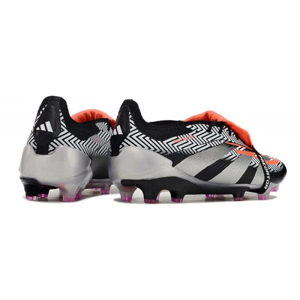 adidas Predator Elite Foldover Tongue FG Negro Gris Rojo