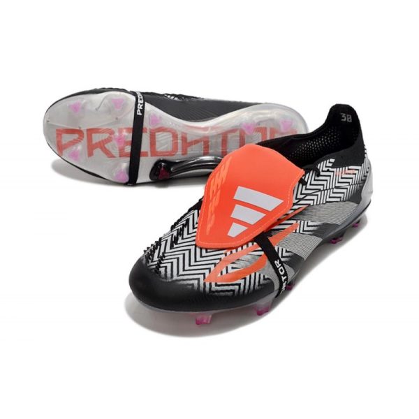 adidas Predator Elite Foldover Tongue FG Negro Gris Rojo
