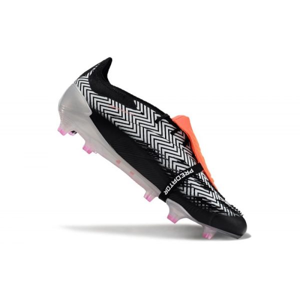 adidas Predator Elite Foldover Tongue FG Negro Gris Rojo
