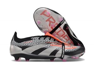 adidas Predator Elite Foldover Tongue FG Negro Gris Rojo
