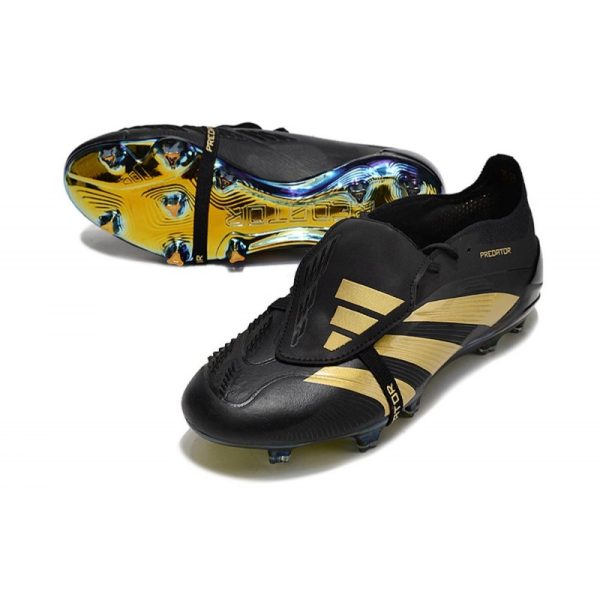 adidas Predator Elite Foldover Tongue FG Negro Oro