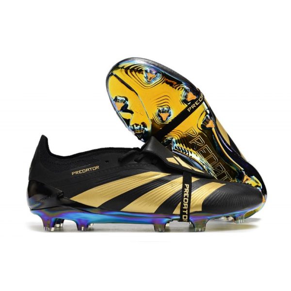 Zapatillas Para Futbol adidas Predator Elite Foldover Tongue FG Negro Oro