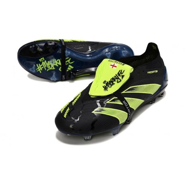adidas Predator Elite Foldover Tongue FG Negro Verde